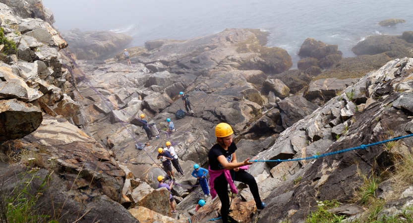 rock climbing lessons for teens